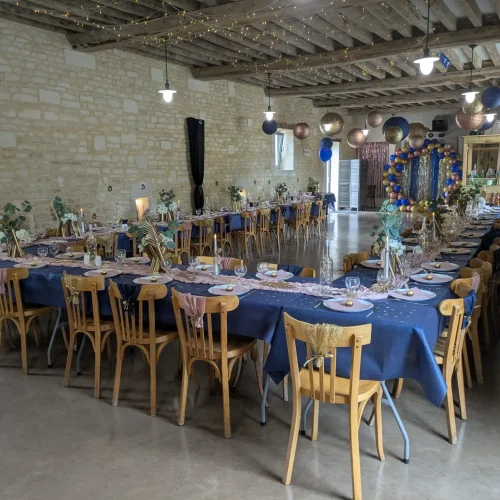 Organisez votre mariage, réception privée ou événement professionnel à La Grange, salle de réception à Varaville près de Cabourg, avec hébergements et restauration sur place.